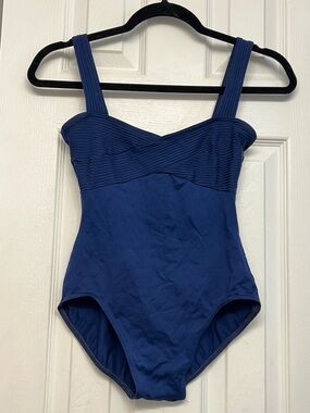 Mirella Women’s Royal Blue Leotard with Textured Bust